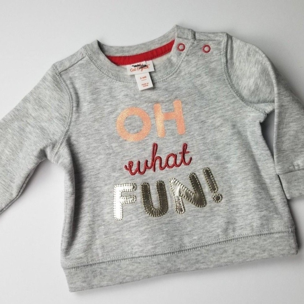 Cat & Jack Baby Christmas Sweater NWOT